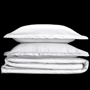 Four Twin Twin/XL 100% Huut Cotton White Duvet Cover NWT New College Size